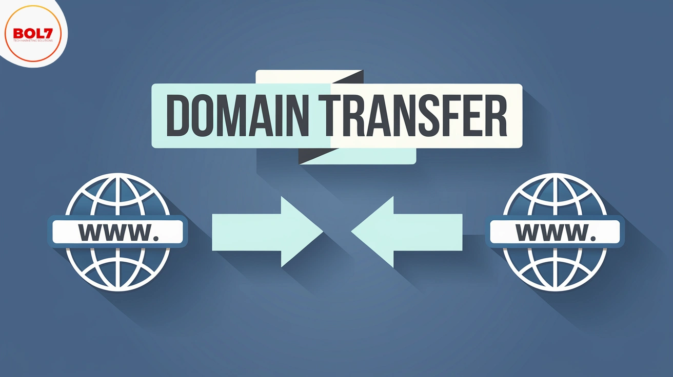 Illustration showing domain transfer processes from ResellerClub to GoDaddy and Namecheap, highlighting key steps like EPP code entry, confirmation, and DNS configuration.