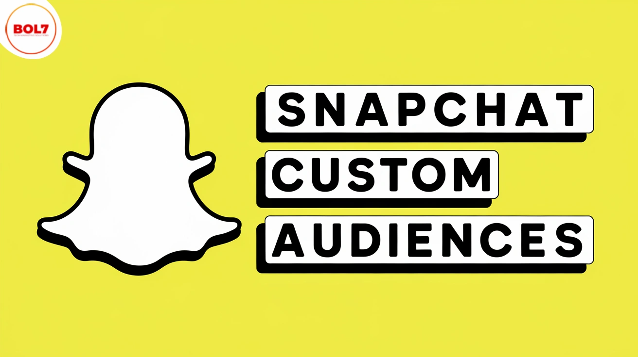 Snapchat custom audiences for targeted marketing using emails and phone numbers.