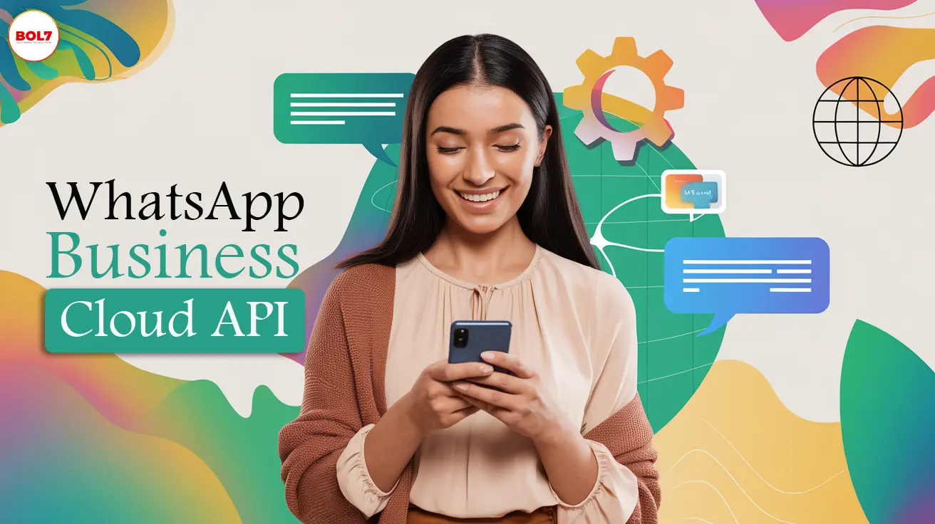 WhatsApp Cloud API interface showcasing business messaging features and integration capabilities.