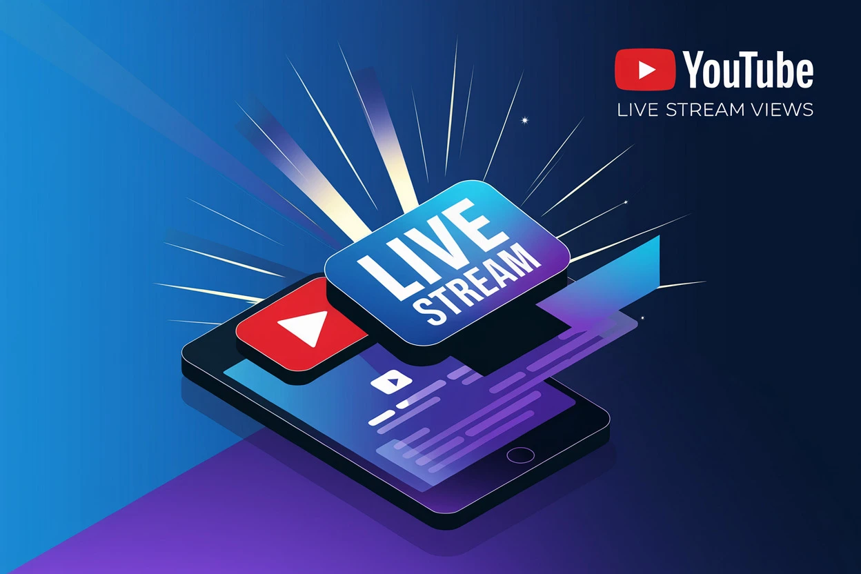 Buy YouTube Live Stream Views 60 Minutes