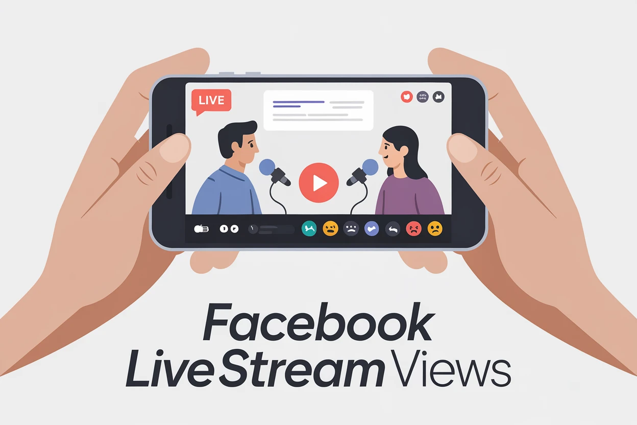 Buy Facebook Live Stream Views 300 Minutes