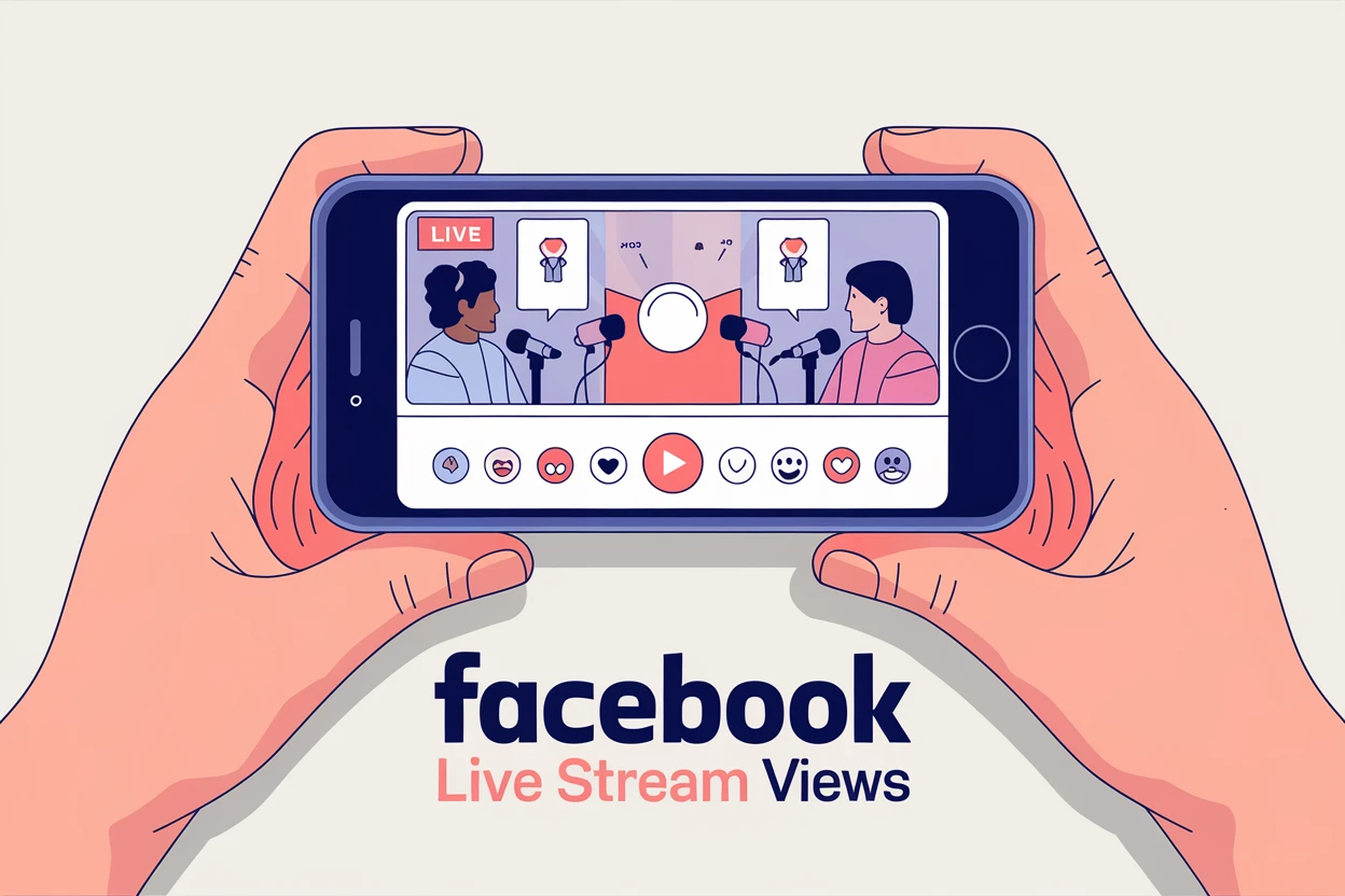 Buy Facebook Live Stream Views 480 Minutes